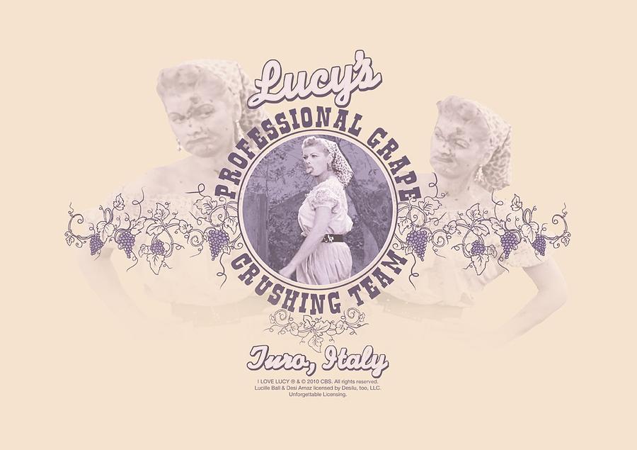 Lucille Ball Digital Art - Lucy - Grape Crushing by Brand A