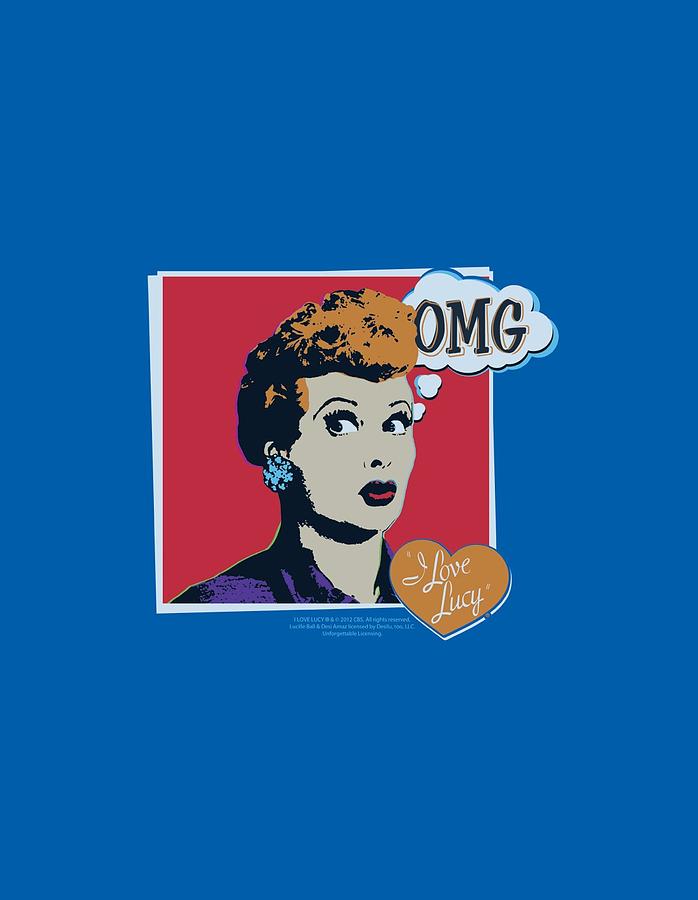 Lucille Ball Digital Art - Lucy - I Love Worhol Omg by Brand A