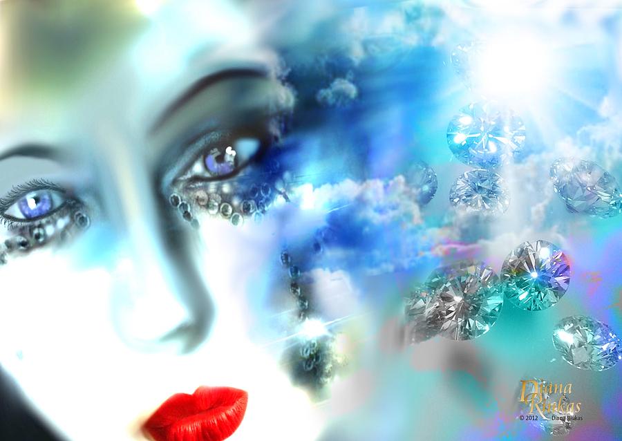 Fantasy Digital Art - Lucy in the Sky...... by Serenity Studio Art