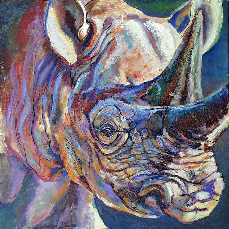 Lucy of Ngorongoro Crater Painting by Judy Downs - Fine Art America