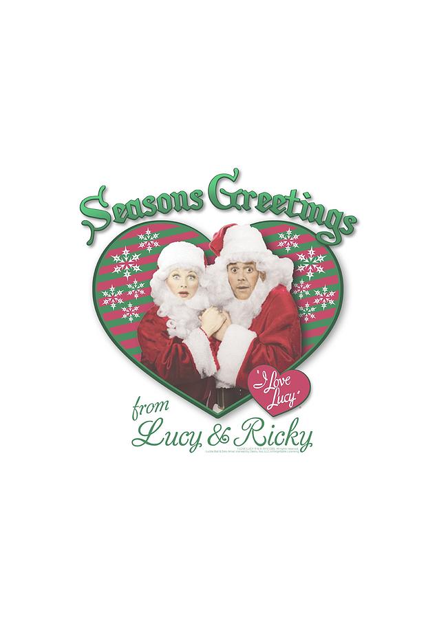 Lucille Ball Digital Art - Lucy - Seasons Greetings by Brand A