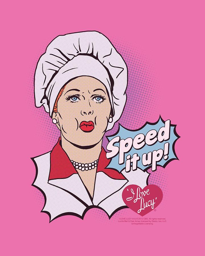 Lucille Ball Digital Art - Lucy - Speed It Up by Brand A