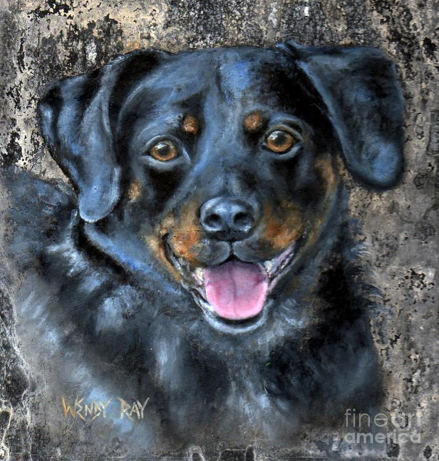 Lucy Painting by Wendy Ray