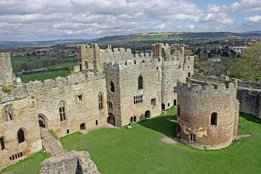 Castle Photograph - Ludlow Castle Chapel and Great Hall by Tony Murtagh