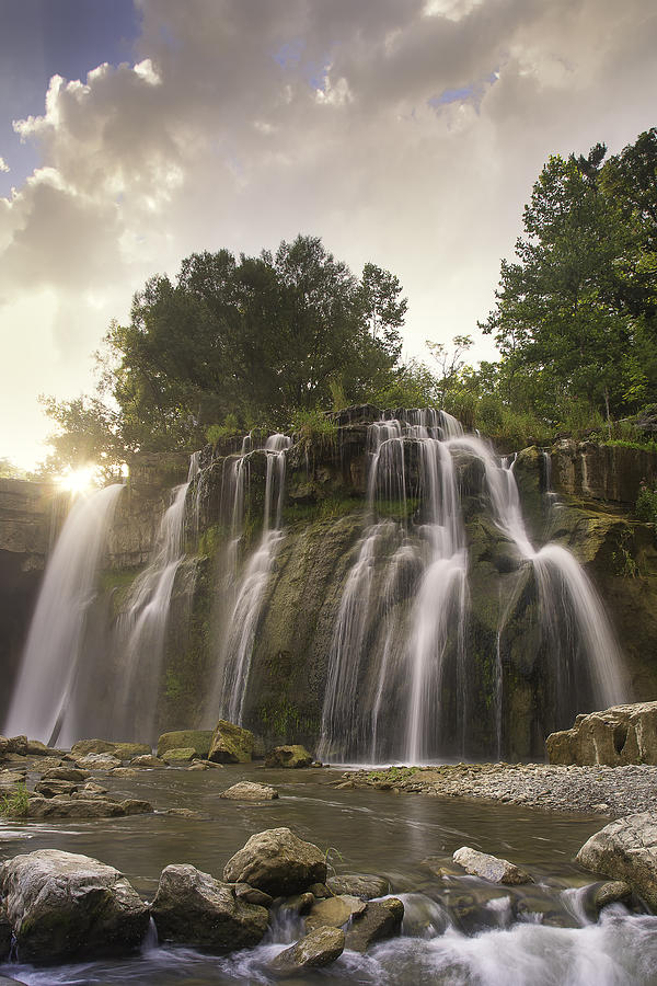 Ludlowville Falls in Summer Photograph by Michele Steffey