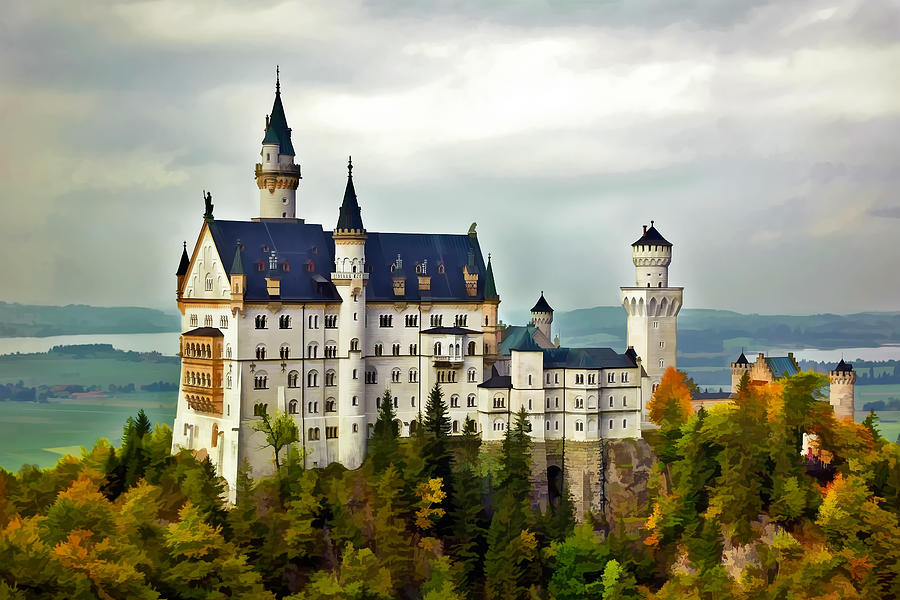 Neuschwanstein Castle in Bavaria Germany Photograph by Ginger Wakem