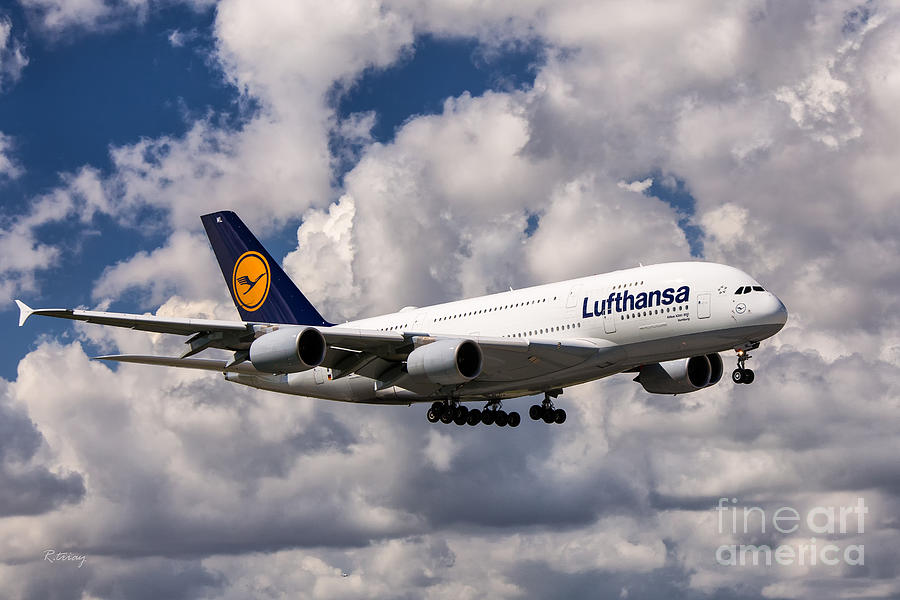 Lufthansa A380 Hamburg Photograph by Rene Triay FineArt Photos