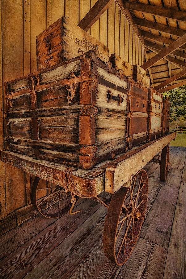 Luggage Cart Photograph by Priscilla Burgers