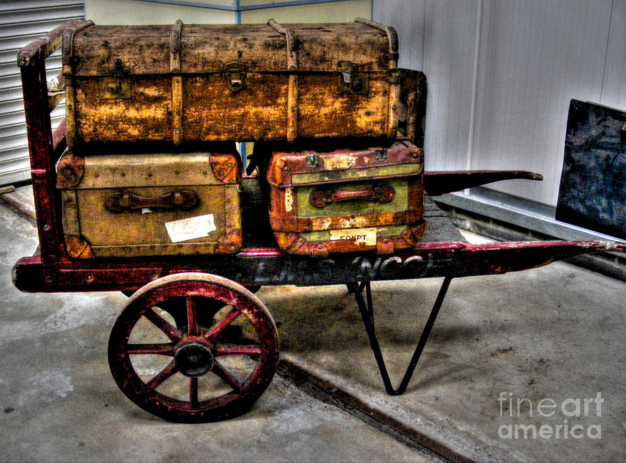 Luggage From The Past Photograph by Nina Ficur Feenan