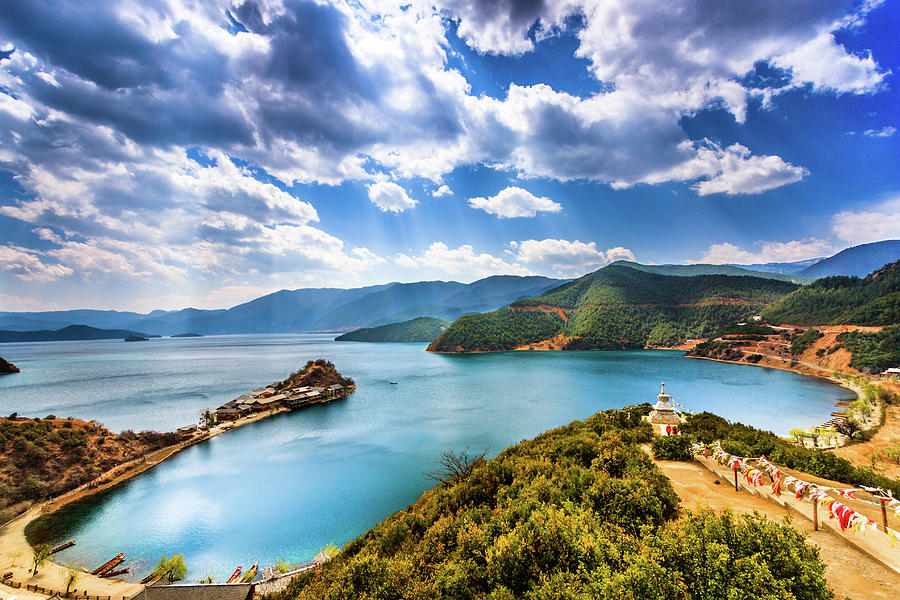 Lugu Lake, Yunnan China Photograph by Feng Wei Photography