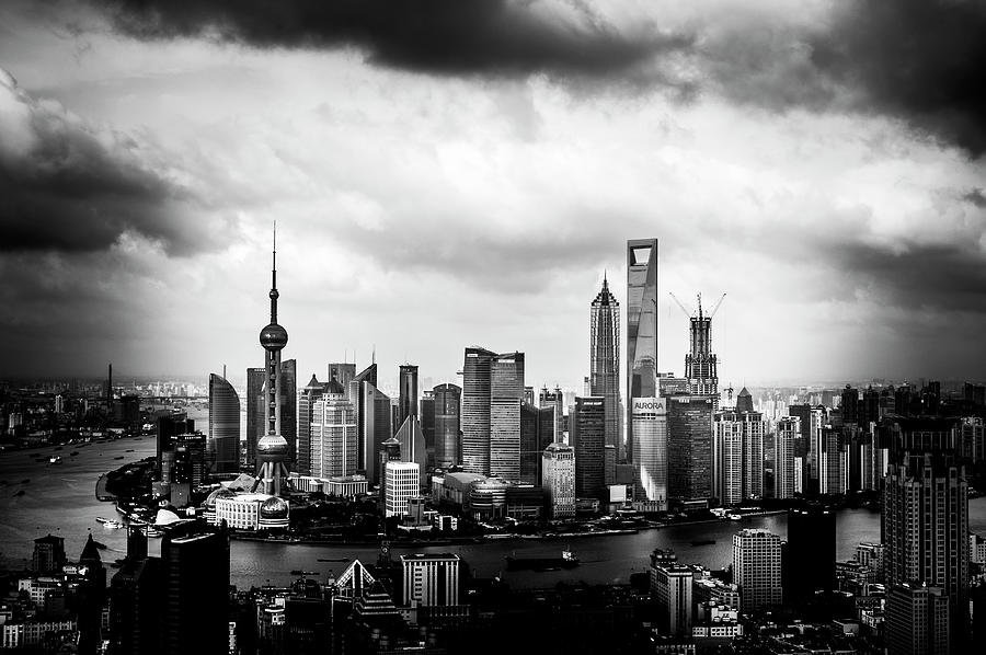 Lujiazui Skyline Shanghai Photograph by Butternbear Lujiazui Skyline Shanghai Photograph by Butternbear