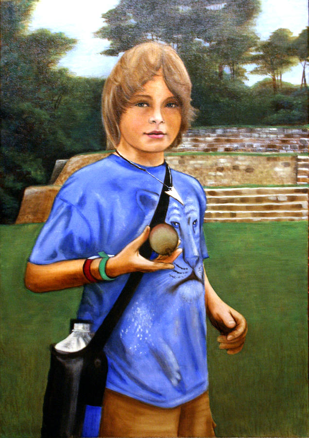 Luke in Belize Painting by William Gambill