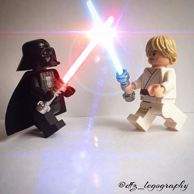 Starwars Photograph - Luke Skywalker Vs Darth Vader : by Dharma  Fz