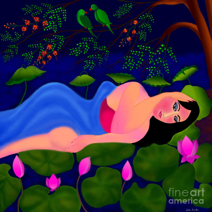 Lullaby Digital Art by Latha Gokuldas Panicker
