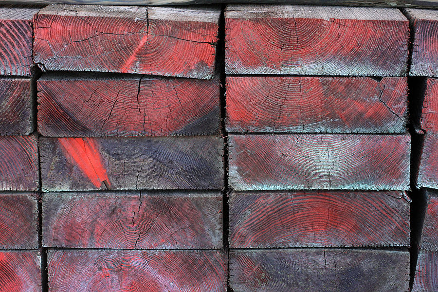 Lumber Patterns Photograph by Art Block Collections