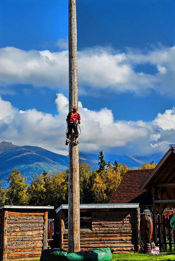 Lumberjack Show - Alaska State Fair Photograph by Dyle   Warren