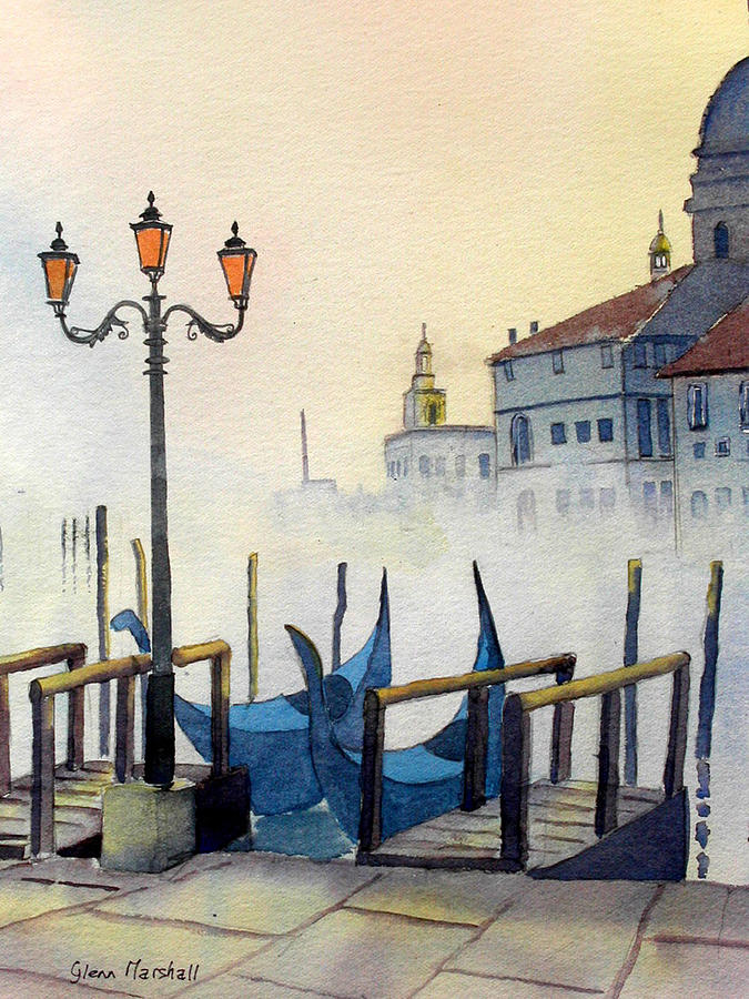Lumi di Candelbro Painting by Glenn Marshall