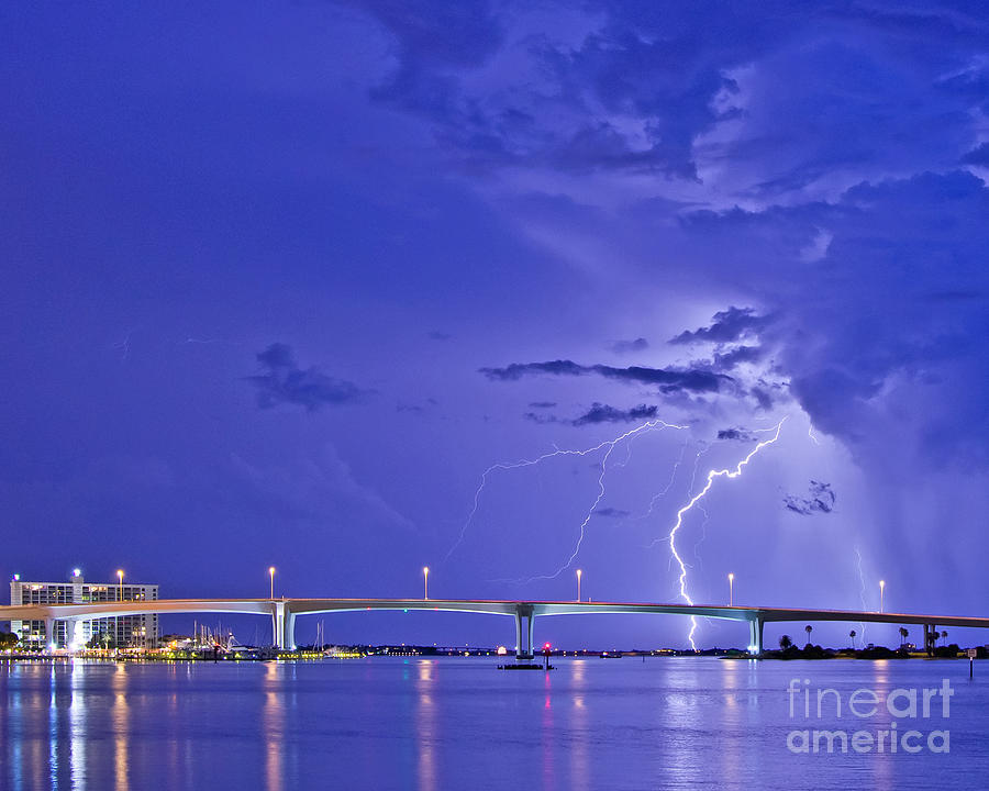 Luminous Bridge Photograph by Stephen Whalen