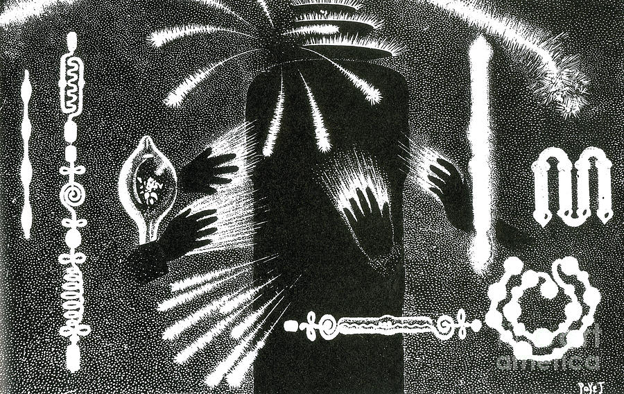 Luminous Electrical Discharges, 1898 Photograph by Science Source