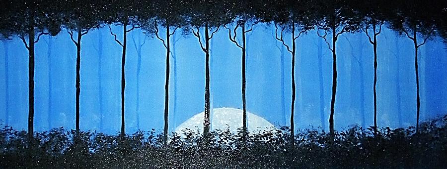 Luna Llena Painting by Edwin Alverio