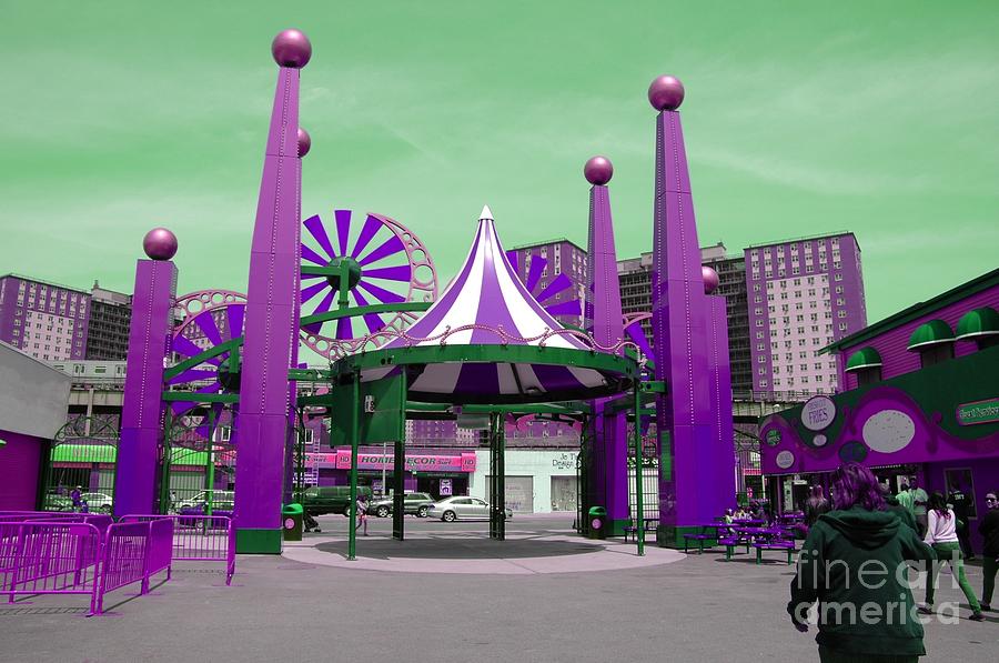Luna Park Amusements Photograph by Susan Carella