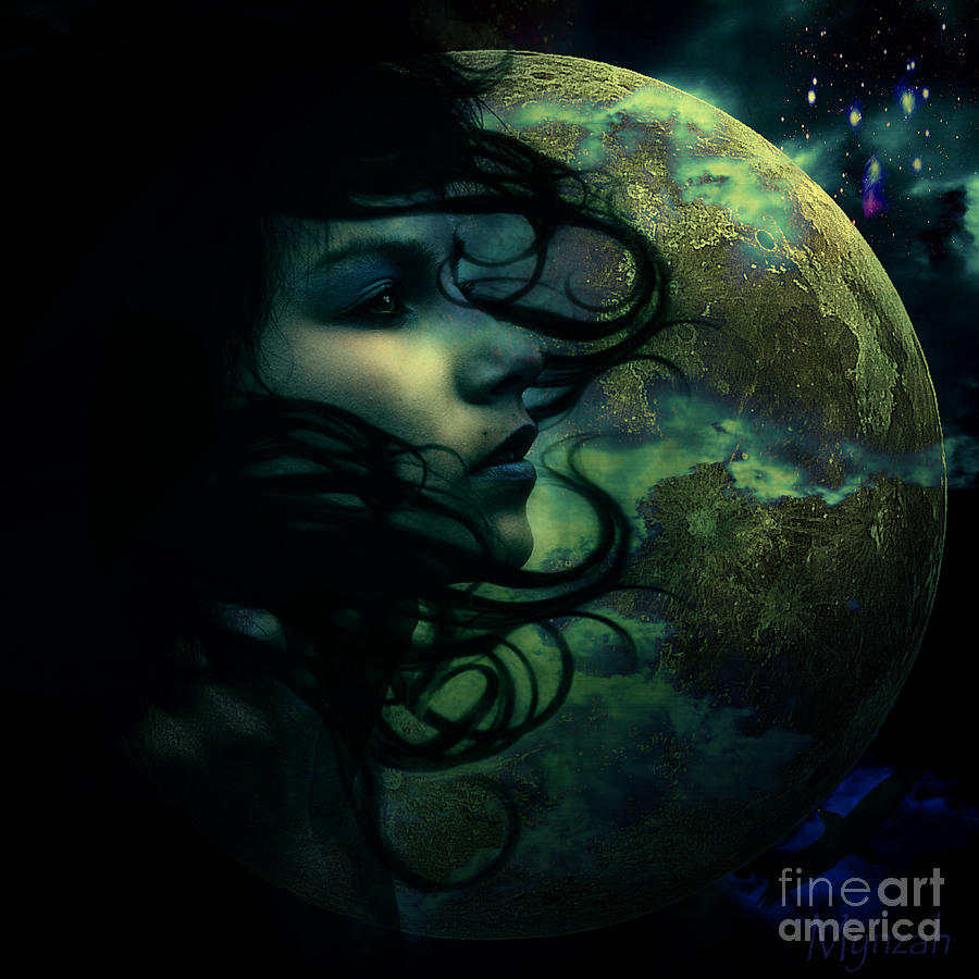 Lunar Child Digital Art by Mynzah Osiris