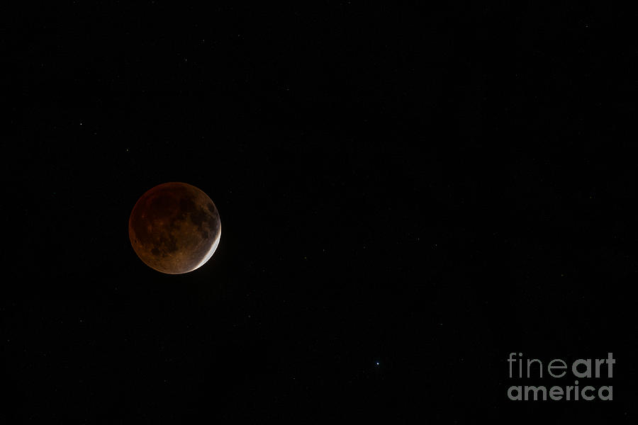 Lunar Eclipse Sliver  Photograph by Joan Wallner