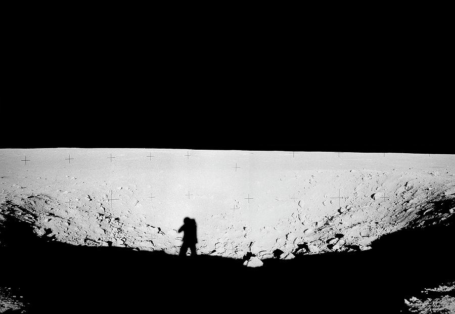 Lunar Landscape Photograph by Nasa/detlev Van Ravenswaay