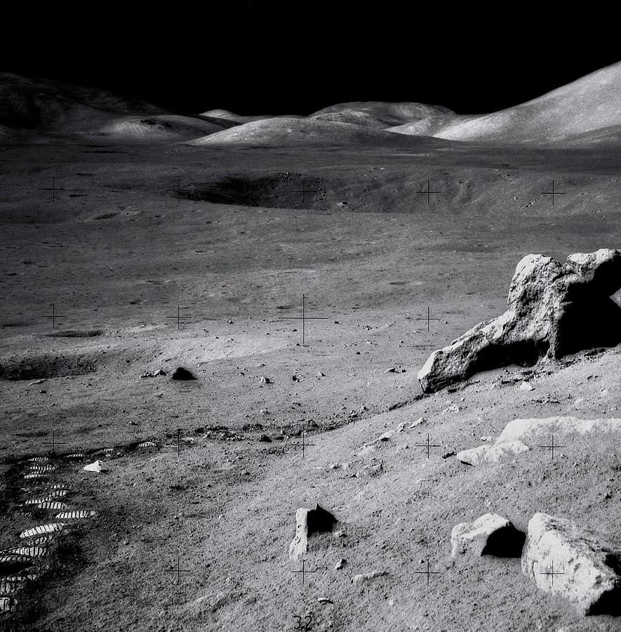 Lunar Landscape Photograph by Nasa/science Photo Library