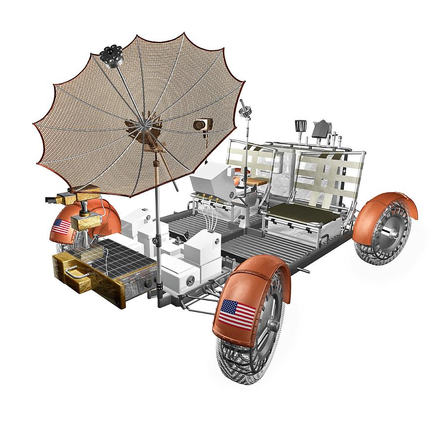 Lunar Roving Vehicle Photograph by Carlos Clarivan/science Photo Library