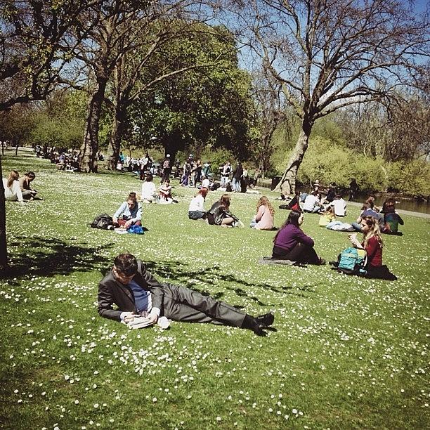 Londonist Photograph - Lunch Break, Regents Park. #wearejuxt by Natasha Topic