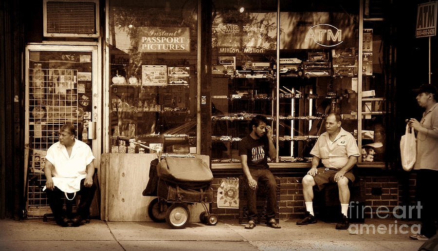 Lunch Break - New York City Street Scene Photograph by Miriam Danar