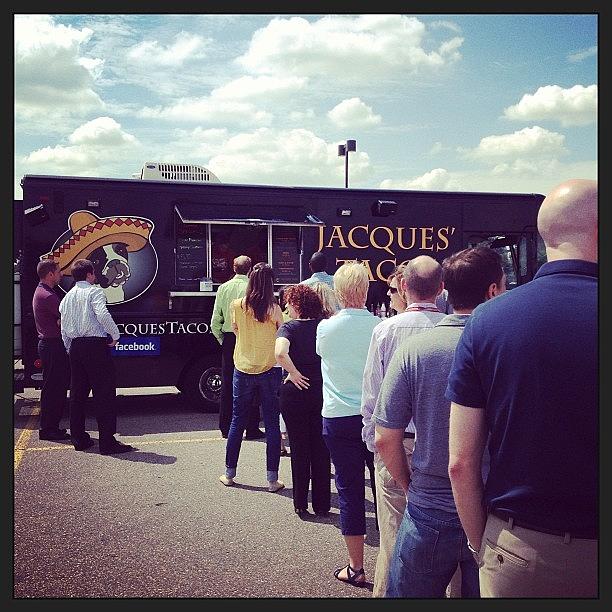 Lunch Time Food Truck Rally. Jacques Photograph by Chris Skalsky
