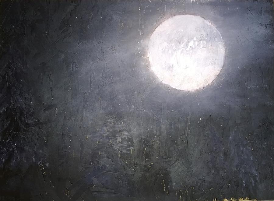 Lune  Painting by Deb Mayer