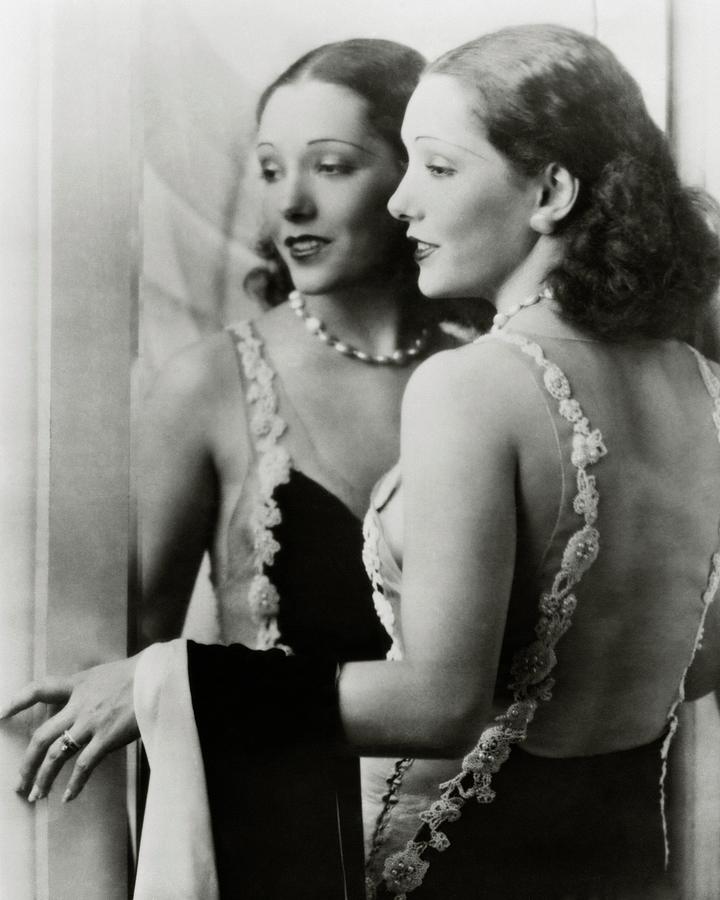 Lupe Velez By A Mirror Photograph by Irving Chidnoff