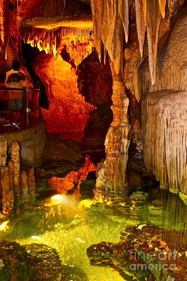 Luray Caverns Pond - No.9042 Photograph By Joe Finney 