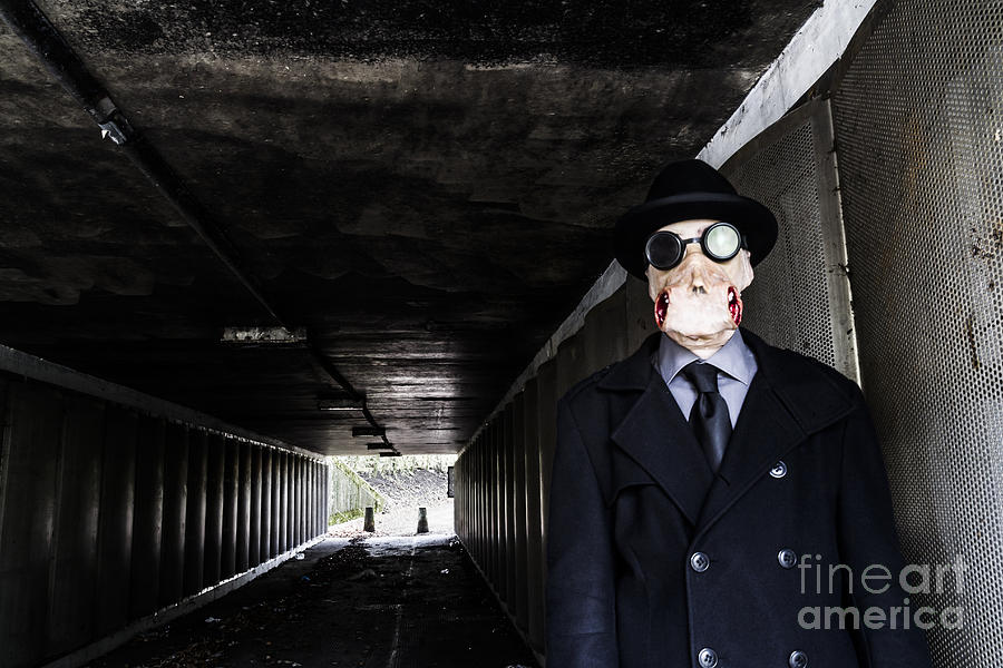 Hat Photograph - Lurking in the Underpass by John Cox