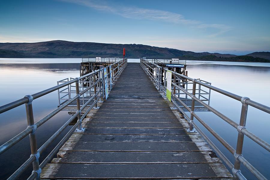 Luss Pier Photograph by Stephen Taylor
