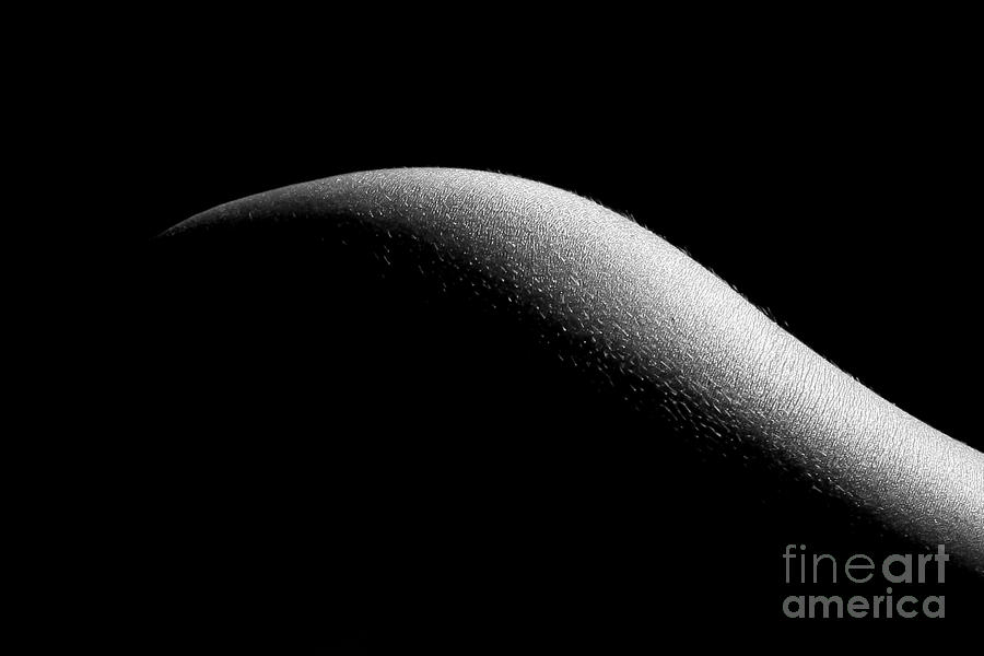 Black And White Photograph - Lustful Curve by Billy Posters