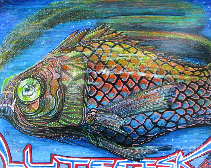 Fish Mixed Media - Lutefisk by John Foss