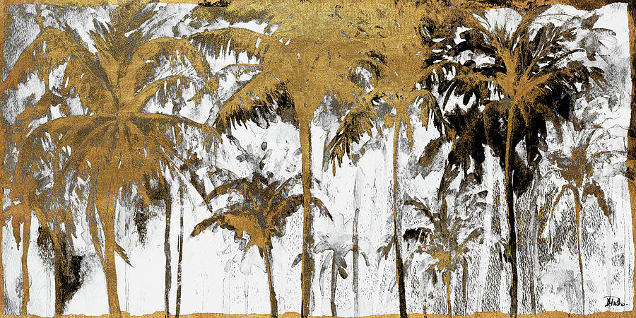 Luxe Mixed Media - Luxe Palms I by Patricia Pinto