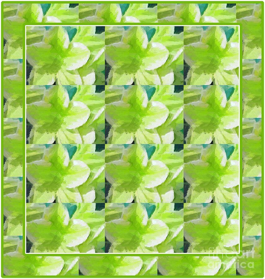 Luxurious Lime Green Painting by Barbara A Griffin