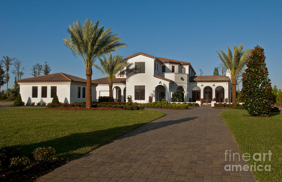 Luxury Home Photograph by Bill Bachmann
