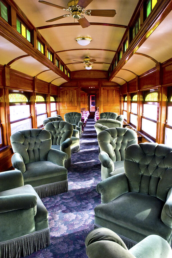 Luxury Lounge car of early railroading Photograph by Paul W Faust -  Impressions of Light