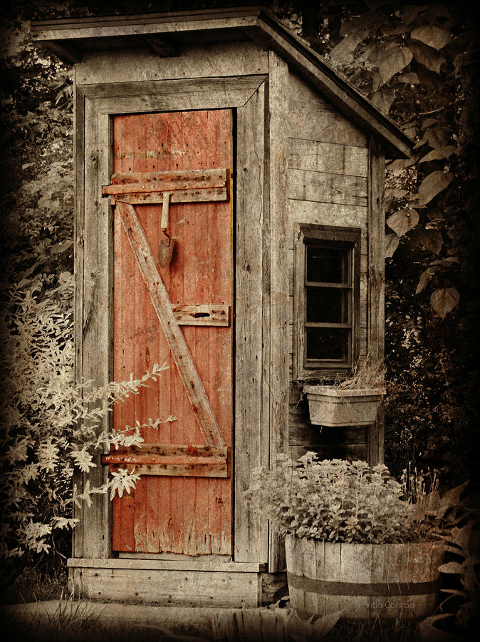 Outhouse Photograph - Luxury Outhouse by Dark Whimsy