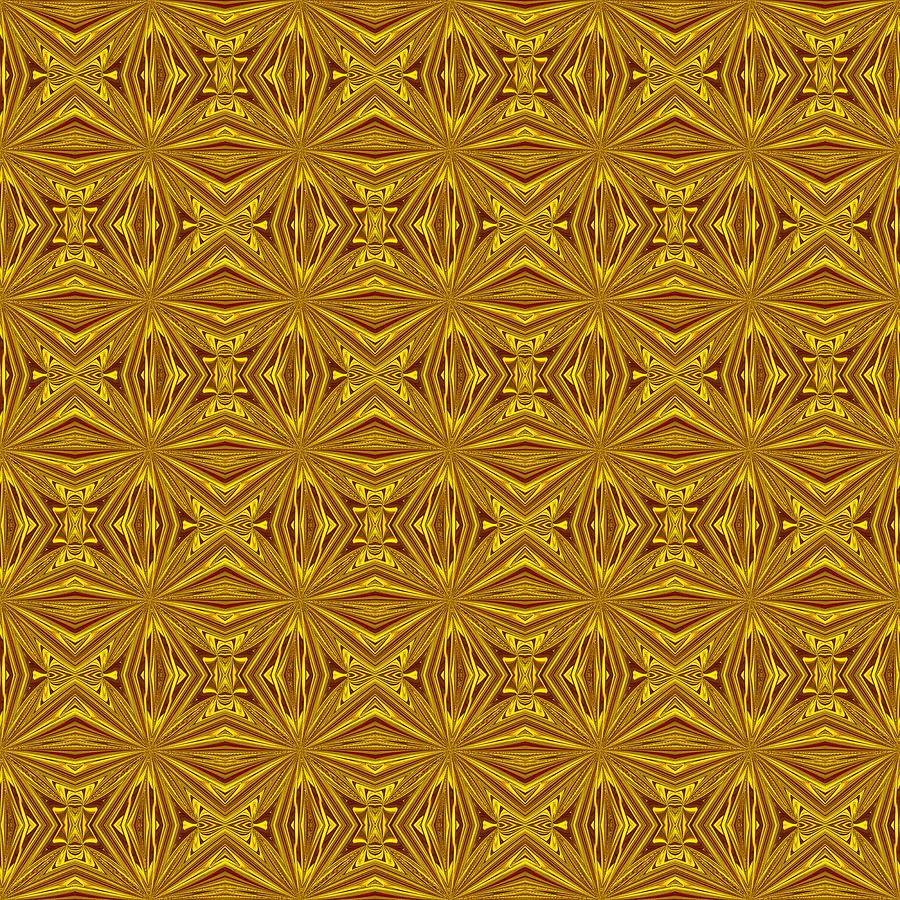 Luxury Red and Gold Foil Christmas Pattern Digital Art by Taiche Acrylic Art