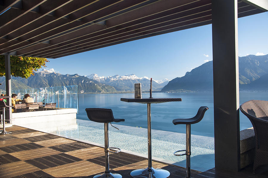 Mountain Photograph - Luxury Swiss View by Rob Hemphill
