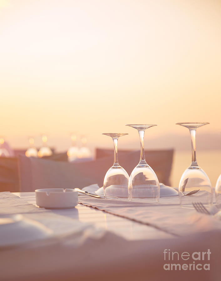 Luxury table setting Photograph by Anna Om