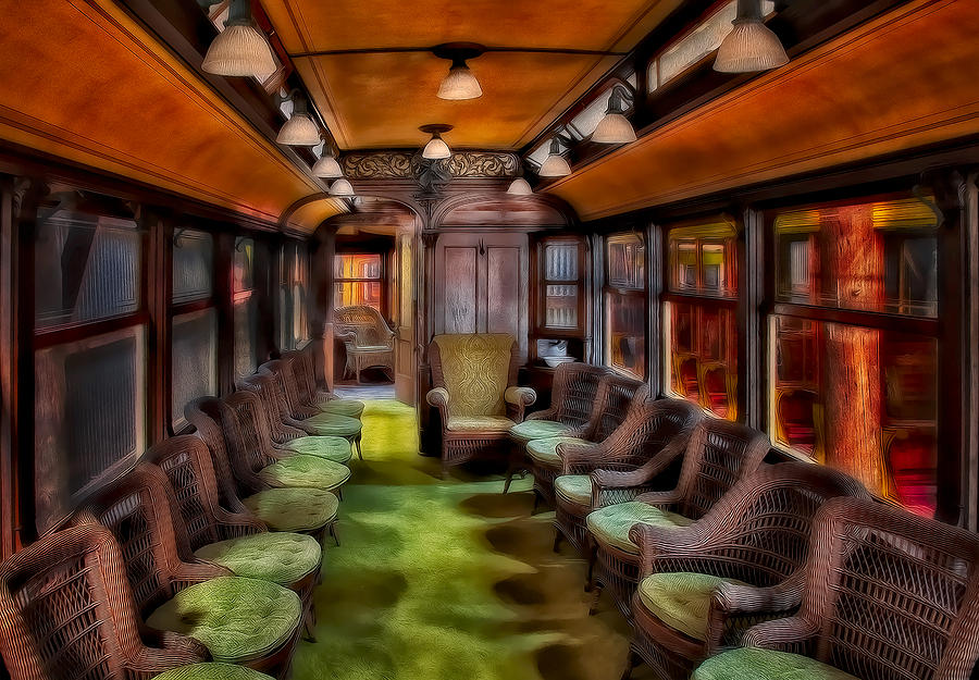 Luxury Trolley Train Photograph by Susan Candelario