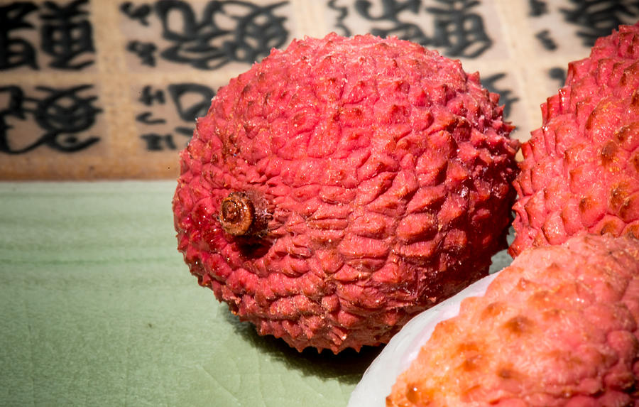 Lychee Fruit Photograph by Jim DeLillo